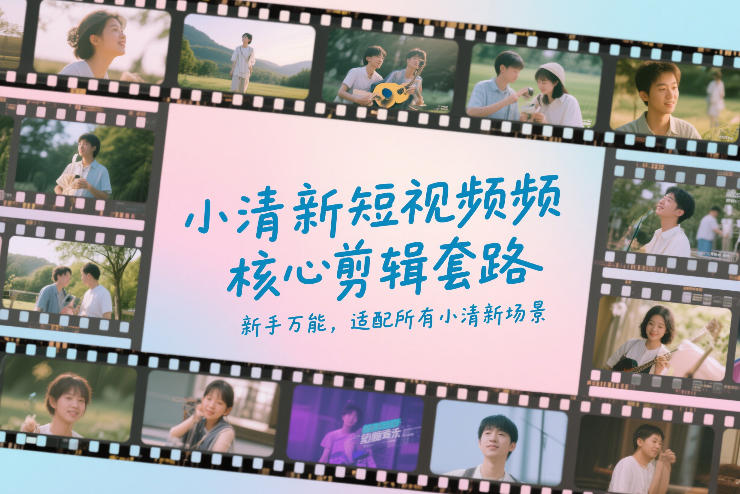 （26.3.1）小清新短视频核心剪辑套路，新手万能，适配所有小清新场景